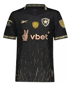 Camisa ll Botafogo 24/25 Com Patrocínio E Patches Final Libertadores