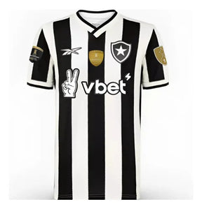 Camisa Botafogo 24/25 Com Patrocínio E Patches Final Libertadores