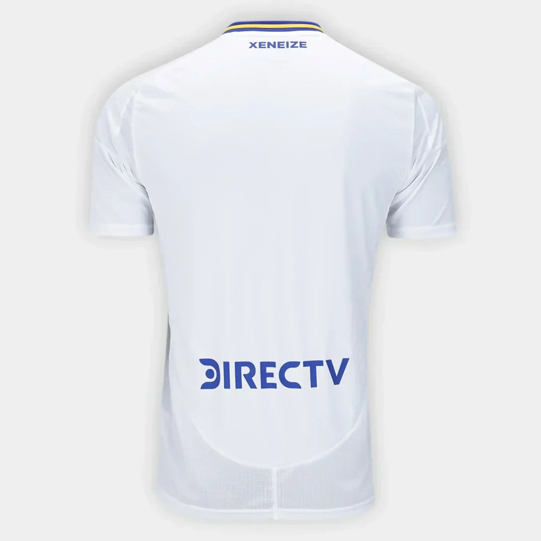 Camisa Boca Juniors Away 2025 s/n° Torcedor Adidas Masculina - Branco+Azul