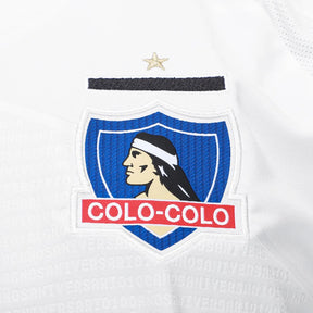 Camisa Colo-Colo Home 25/26 Torcedor Adidas Masculina - Branco+Preto