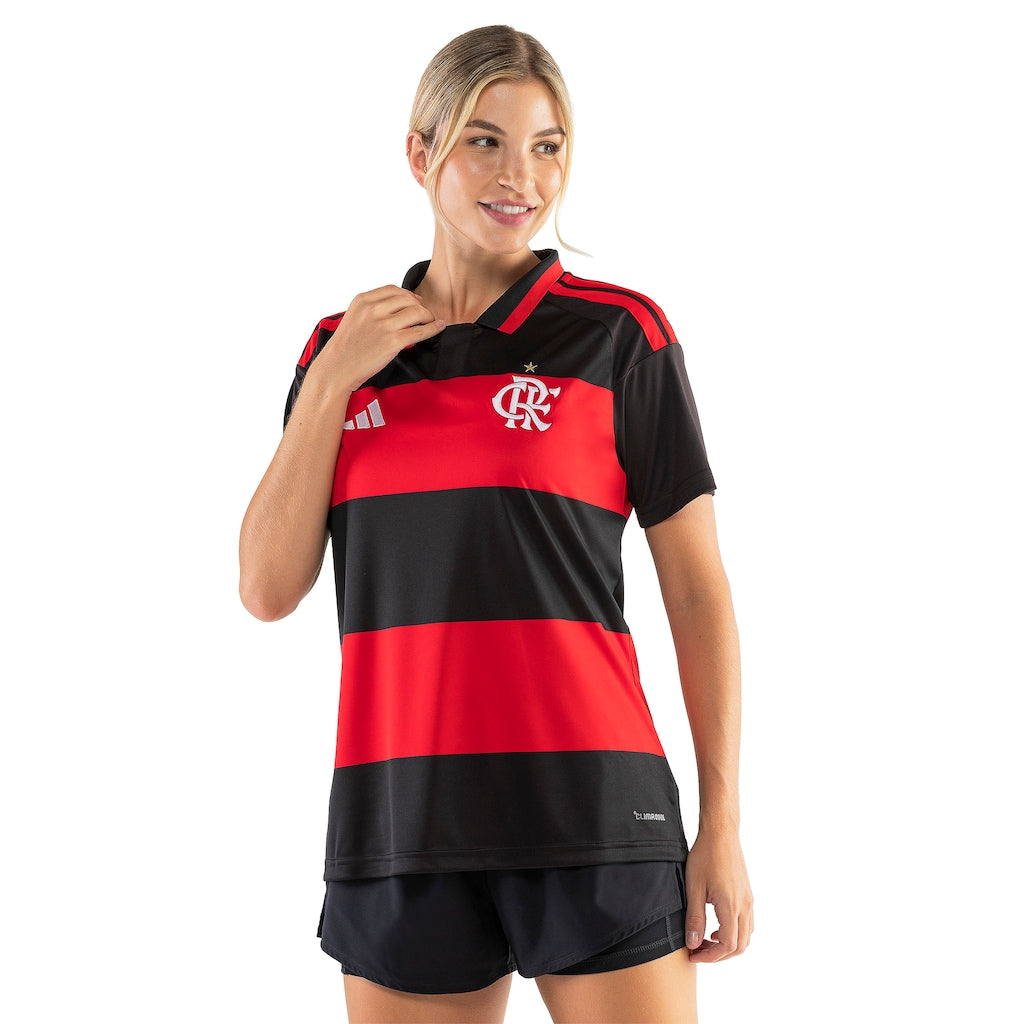 Camisa Flamengo I 26/27 Torcedora Adidas Feminina - (Pronta Entrega)