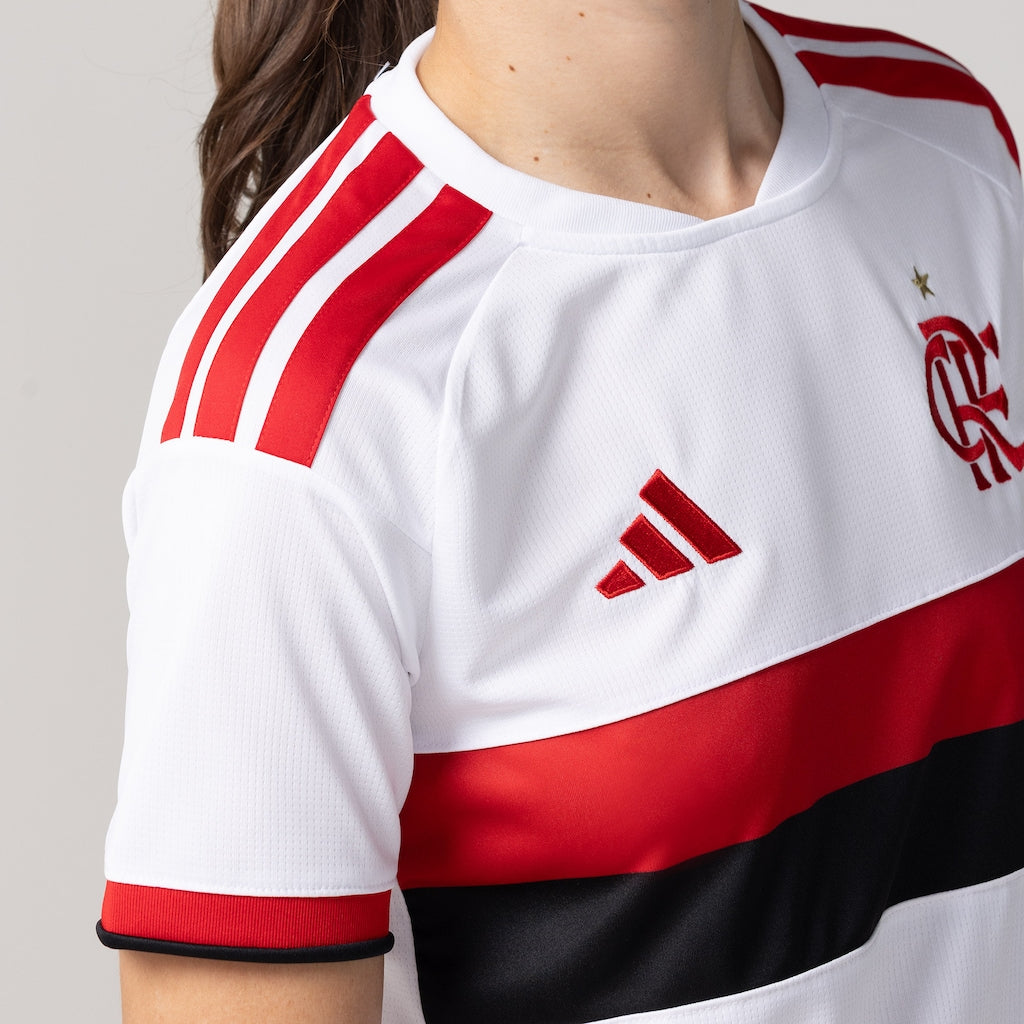 Camisa Flamengo Jogo 1 Branco 26/27 Torcedora Adidas - (Pronta Entrega)