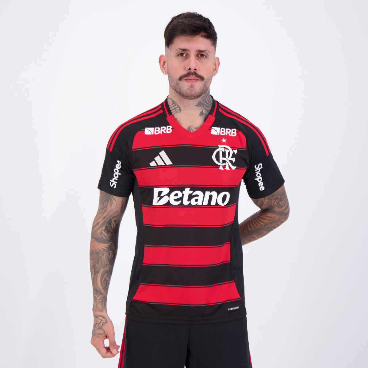 Camisa Flamengo I 25/26 Torcedor Adidas Masculina - Campeão da Libertadores 2025 - (Pronta Entrega)