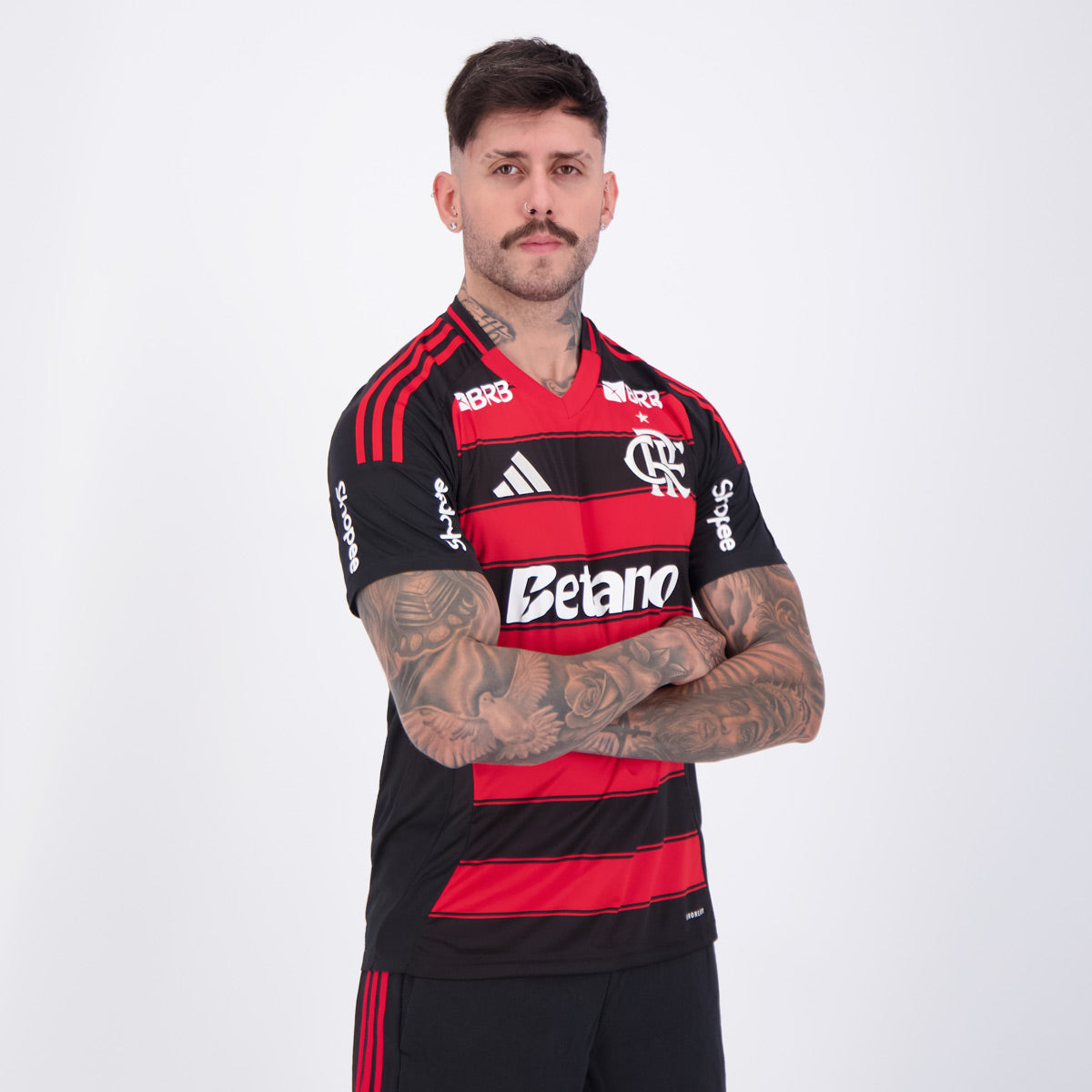 Camisa Flamengo I 25/26 Torcedor Adidas Masculina - Campeão da Libertadores 2025 - (Pronta Entrega)