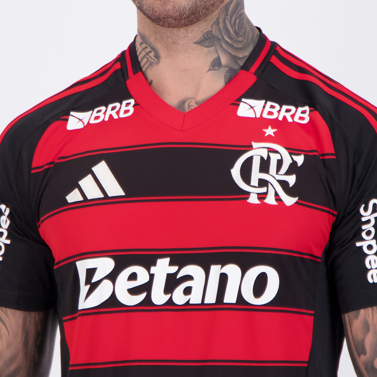 Camisa Flamengo I 25/26 Torcedor Adidas Masculina - Campeão da Libertadores 2025 - (Pronta Entrega)