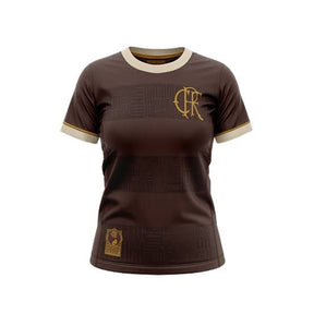 Camisa Flamengo Identidade 24/25 Torcedor Feminina - Marrom