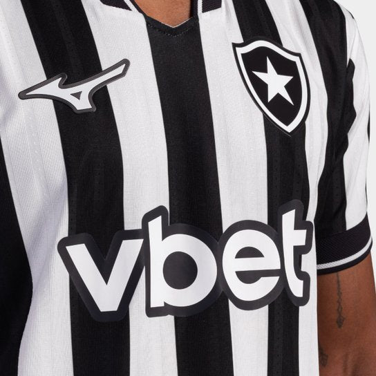 Camisa 1 Botafogo 26/27 S/N Torcedor Mizuno Masculina - (Pronta Entrega)