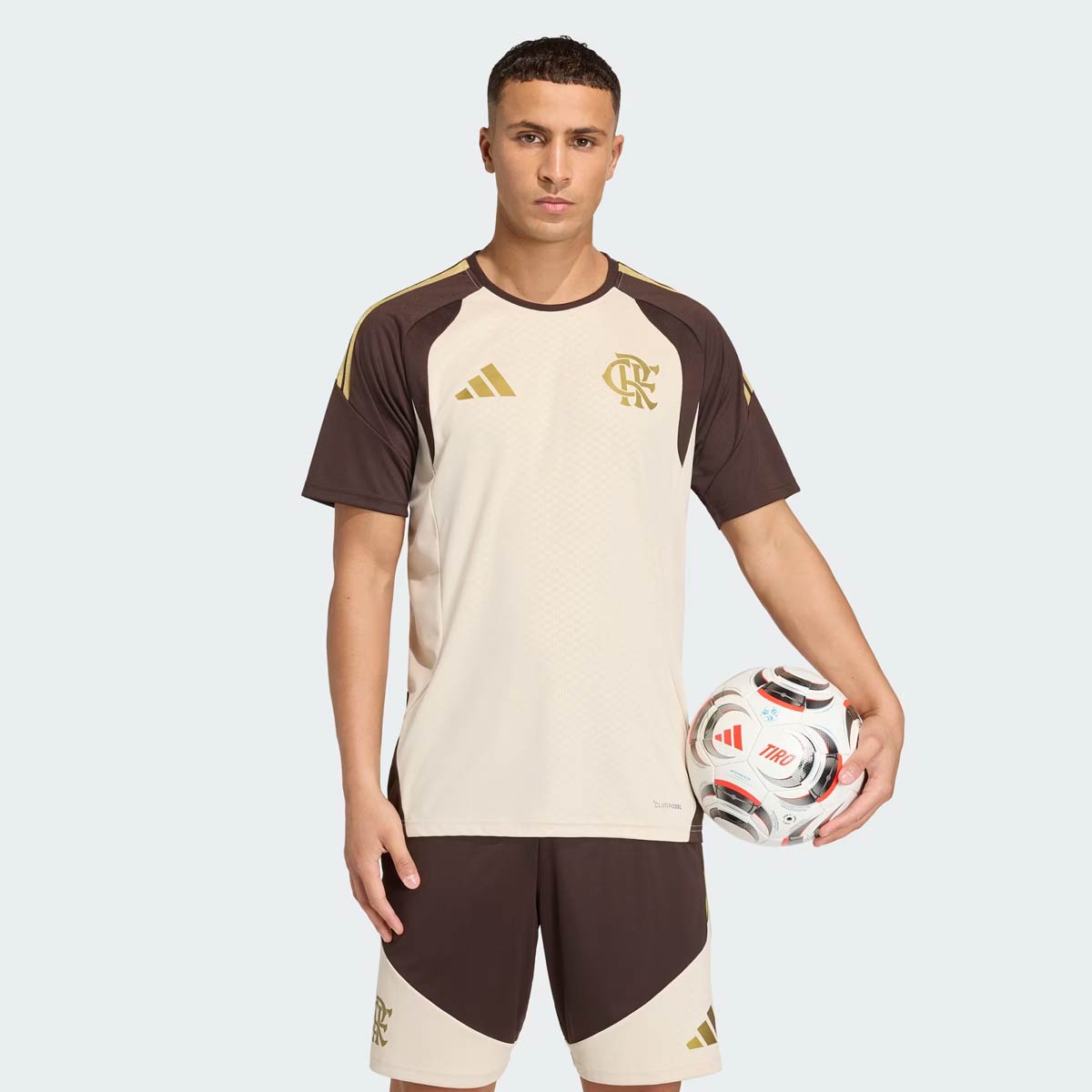 Camisa Flamengo Treino Comissão Adidas 2026 - Masculino (Pronta Entrega)