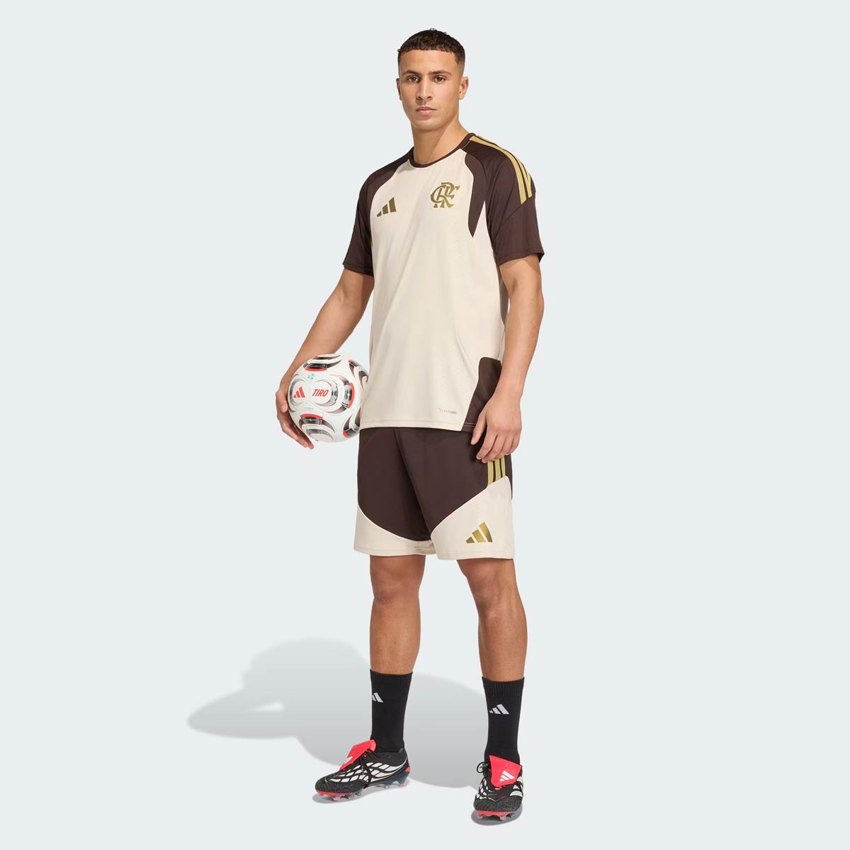 Camisa Flamengo Treino Comissão Adidas 2026 - Masculino (Pronta Entrega)