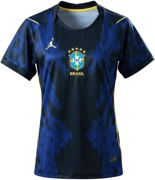 Camisa Brasil Jordan II 2026/27 Torcedora Pro Feminina - Azul