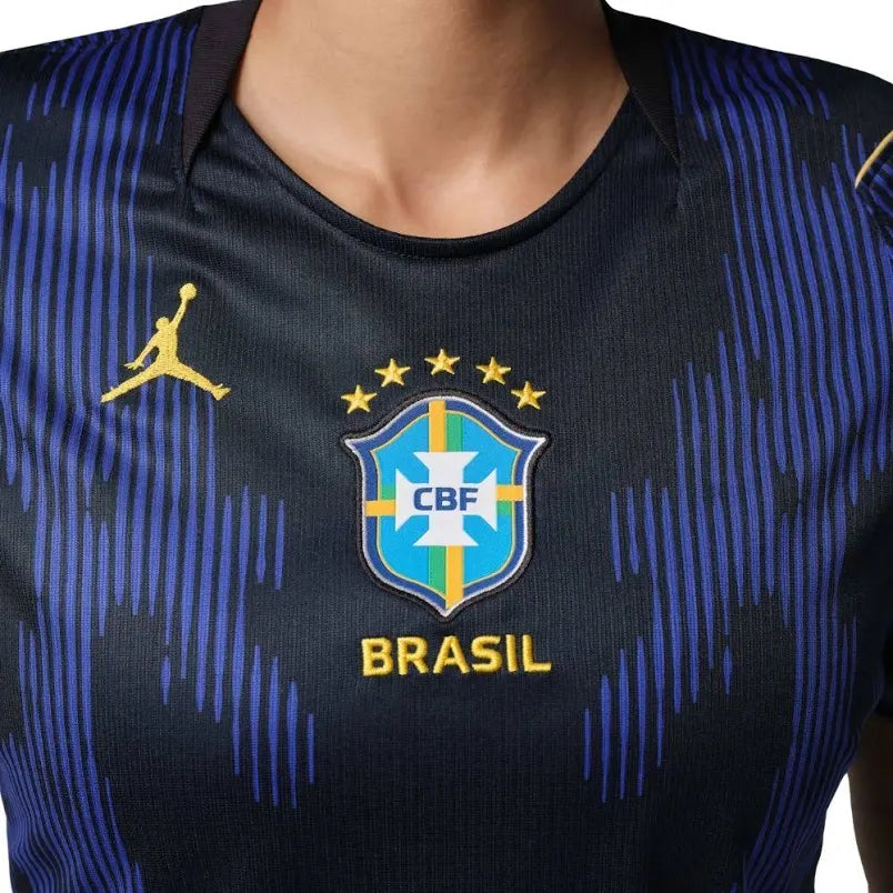 Camisa Brasil Jordan II 2026/27 Torcedora Pro Feminina - Azul