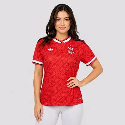 Camisa Flamengo III 26/27 Torcedora Adidas Feminina - (Pronta Entrega)
