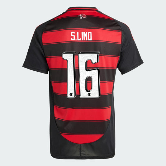 Camisa Adidas Flamengo 2025/26 I S. Lino N° 16