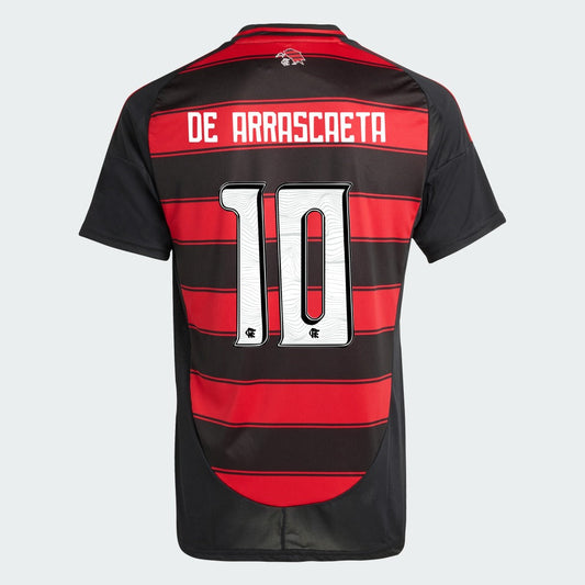 Camisa Adidas Flamengo 2025/26 I De Arrascaeta N° 10