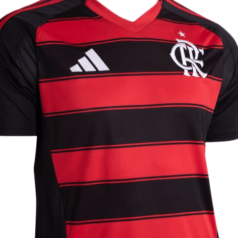 Manto Flamengo Jogo 1 Adidas 2025 - Masculino
