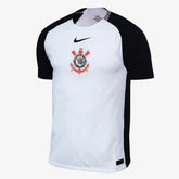 Camisa Corinthians I 25/26 s/n Jogador Nike Masculina - Branco+Preto