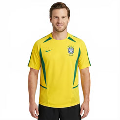 Camisa Seleção Brasileira I Retrô 2002 Masculino