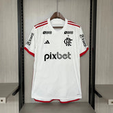 Camisa Flamengo 24/25 Torcedor Patrocínios - Branca