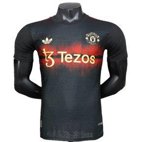 Camisa Manchester United 25/26 - Preta - Versão Jogador - Treino