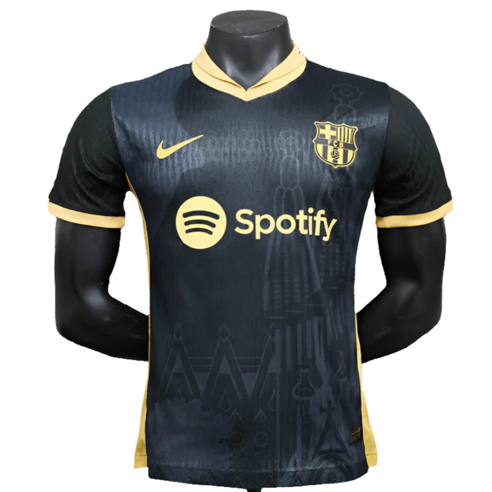 Camisa Barcelona 25/26 Edição Especial - Preta - Versão Jogador