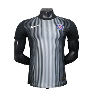 Camisa Paris Saint Germain (PSG) 25/26 - Preta - Versão Jogador