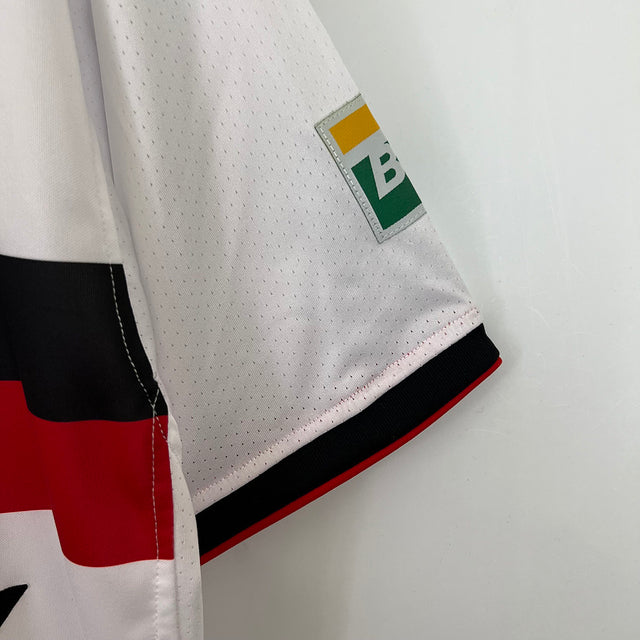 Camisa Retro Flamengo Away Nike 2001 Torcedor Masculino Branco