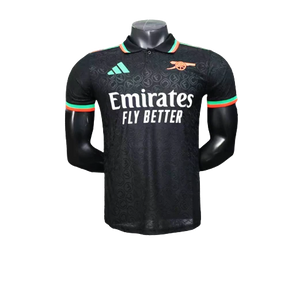 Camisa Arsenal 25/26 - Preta - Versão Jogador - Treino