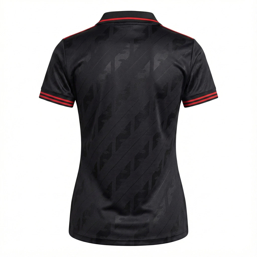 Camisa Flamengo Lifestyler 2025/26 Torcedor Feminina - Preta
