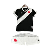 Uniforme Infantil Vasco da Gama I 24/25 Kappa - Preto