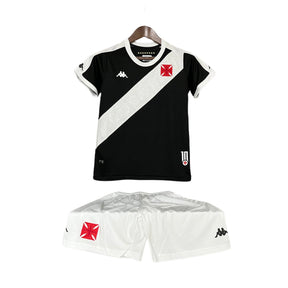 Uniforme Infantil Vasco da Gama I 24/25 Kappa - Preto