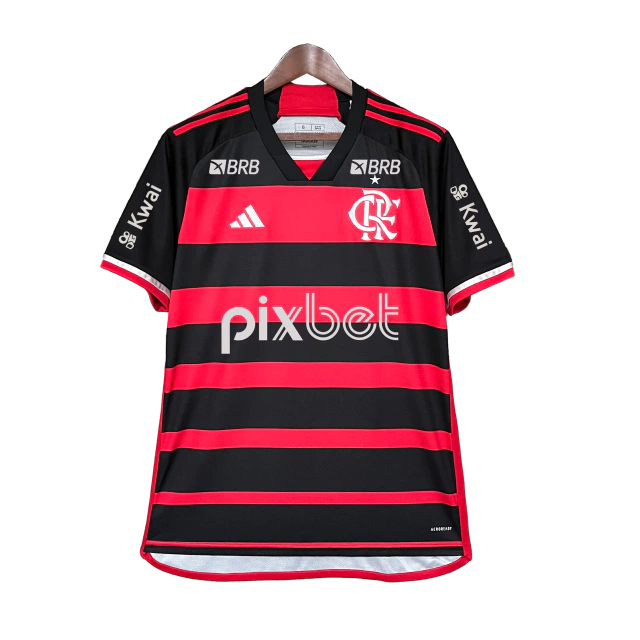 Camisa Flamengo 24/25 Torcedor Patrocínios - Vermelha