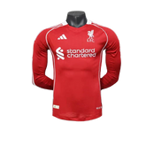 Camisa l Liverpool Versão Jogador 25/26 - Manga Longa
