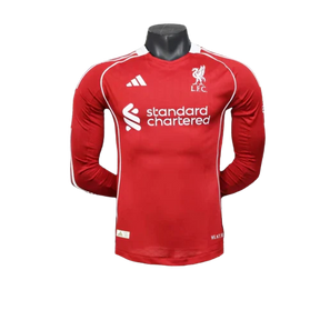 Camisa l Liverpool Versão Jogador 25/26 - Manga Longa