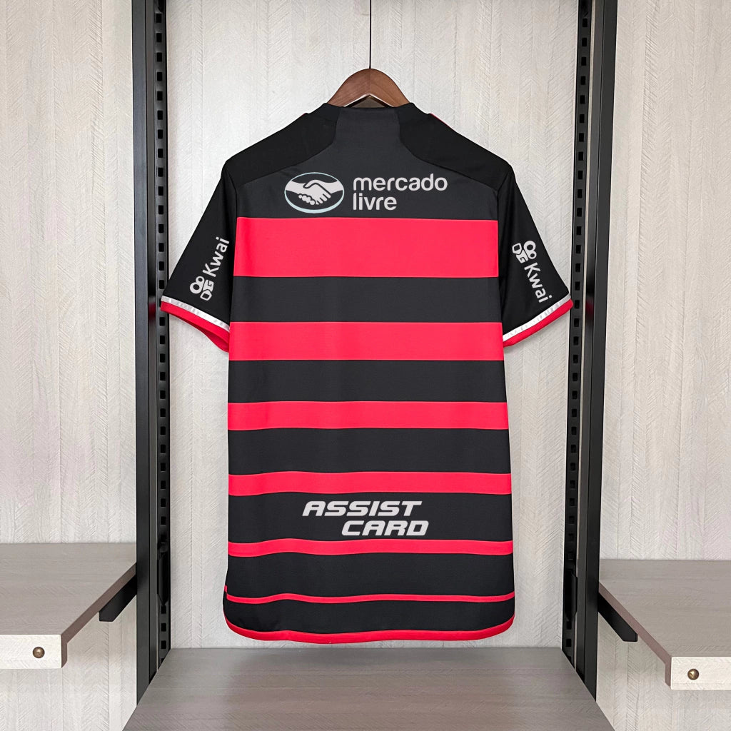 Camisa Flamengo 24/25 Torcedor Patrocínios - Vermelha