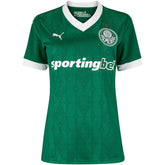 Camisa Palmeiras I 25/26 s/n Torcedor Puma Feminina - Verde