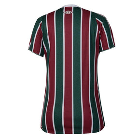 Camisa Fluminense I 24/25 Torcedor Umbro Feminino - Tricolor