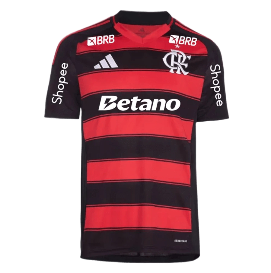 Camisa Adidas Flamengo 2025/26 I Authentic Com Patrocínios + Nome + Número
