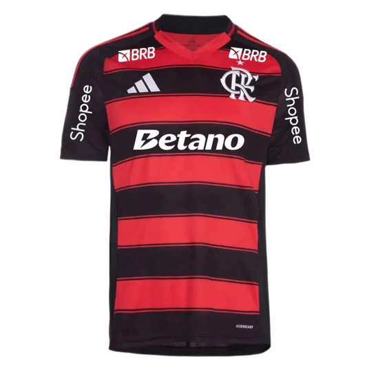 Camisa Adidas Flamengo 2025/26 I Authentic Com Patrocínios + Nome + Número